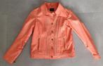 Lederen Damesjack, Kleding | Dames, Jassen | Zomer, Ophalen of Verzenden, Zo goed als nieuw, Maat 42/44 (L), Oranje