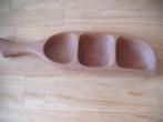 Houten snackschaal, Ophalen of Verzenden, Zo goed als nieuw, Rechthoekig, Hout