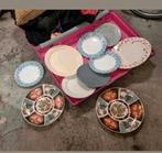 Antiek servies luminarc imari schaal en waterlinf bavaria, Ophalen of Verzenden, Zo goed als nieuw