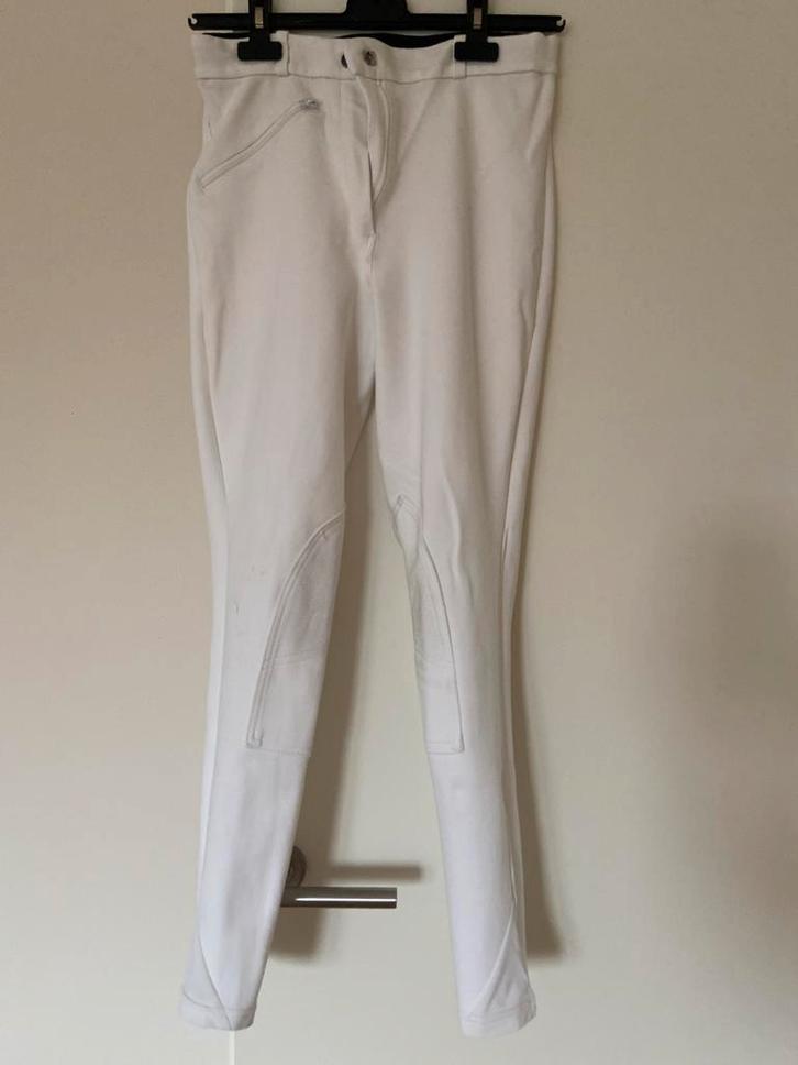 Witte paardrijbroek voor wedstrijden, damesmaat 40, Dieren en Toebehoren, Paardrijkleding, Gebruikt, Dames, Bovenkleding, Dressuur