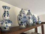 Set originele Delfts Blauwe vazen en potten – handgeschilder, Antiek en Kunst, Ophalen