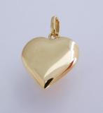 Groot 14 karaat Gouden Hart Hartje Kettinghanger Hanger., Jw, Verzenden, Nieuw, Hart