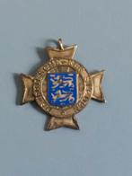 Medaille zilveren 11 steden kruisje, Ophalen of Verzenden, Zilver, Nederland