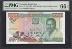 Tanzania 1000 Shilingi 1990 PMG Graded 66 EPQ, Ophalen of Verzenden, Tanzania, Los biljet