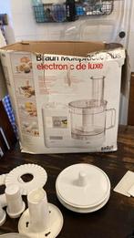 Braun multipractic plus electronic de luxe keukenmachine, 1 tot 2 liter, Ophalen of Verzenden, Zo goed als nieuw, 3 snelheden of meer