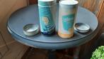 Oude blikjes babypoeder., Verzamelen, Merken en Reclamevoorwerpen, Ophalen of Verzenden, Gebruikt, Verpakking