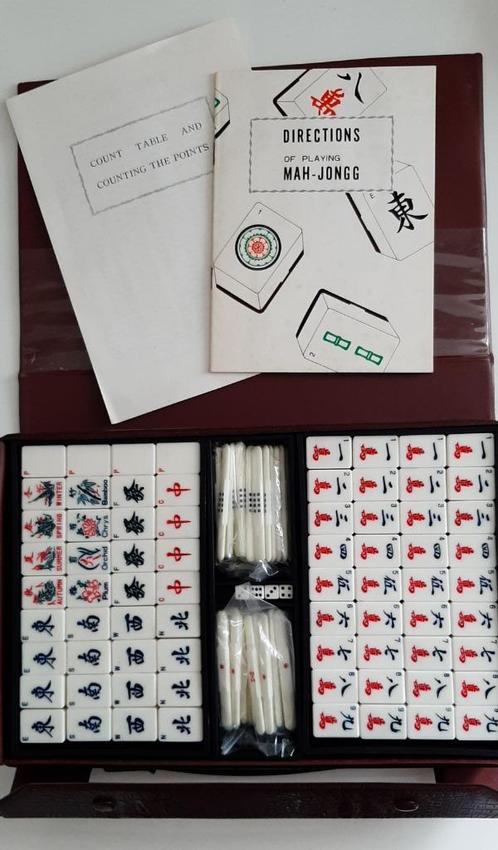 Schitterend MAH-JONGG spel, Hobby en Vrije tijd, Gezelschapsspellen | Bordspellen, Nieuw, Een of twee spelers, Drie of vier spelers