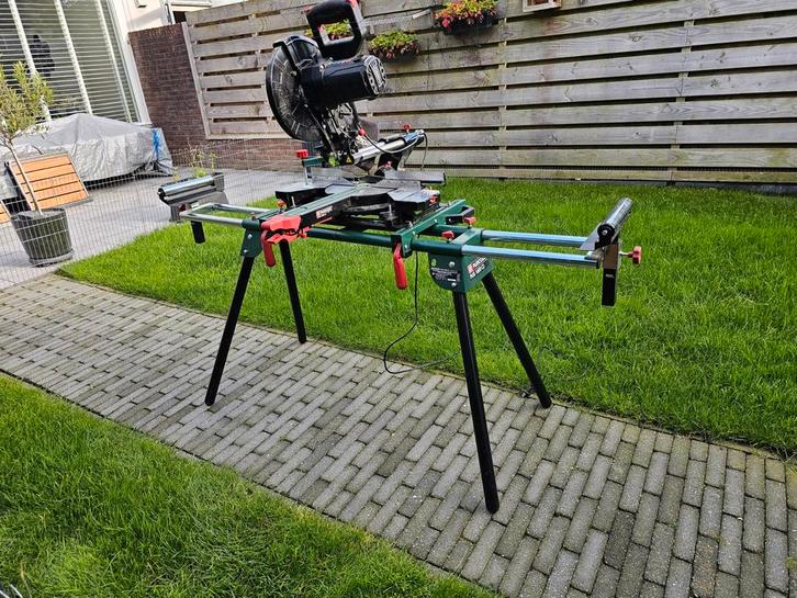 Parkside Afkortzaag MPKZ 2000 A1 + Onderstel, Doe-het-zelf en Verbouw, Gereedschap | Zaagmachines, Gebruikt, Afkortzaag, 1200 watt of meer
