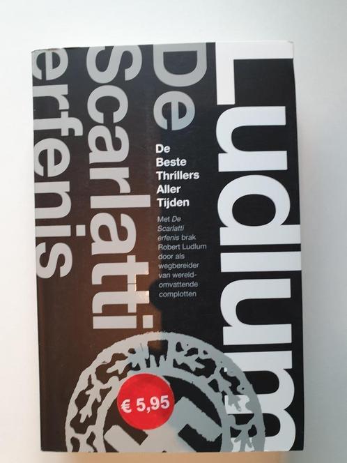 Robert Ludlum - De Scarletti erfenis, Boeken, Thrillers, Gelezen, Nederland, Ophalen of Verzenden