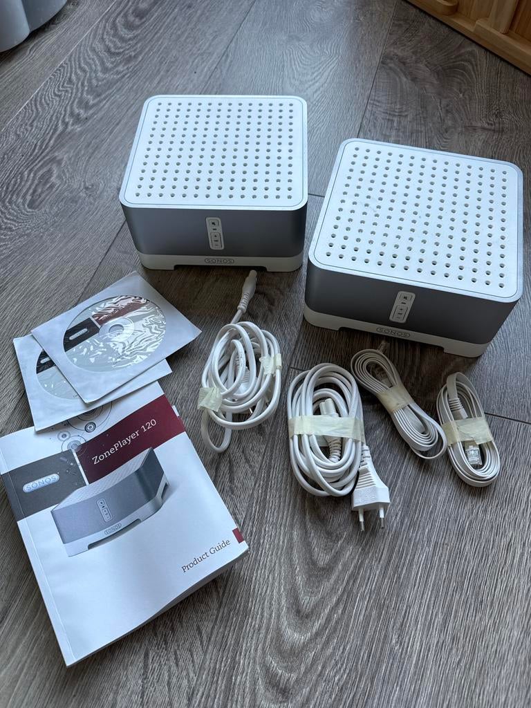 2x Sonos ZonePlayer 120 – complete set – ongetest, Ophalen of Verzenden, Gebruikt