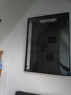 Zwarte Wandvitrine wand vitrine, Huis en Inrichting, Ophalen, Zo goed als nieuw, 25 tot 50 cm