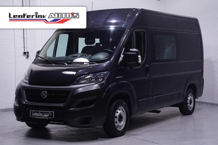Fiat Ducato 2.3 MultiJet 120 pk Dubbel Cabine L2H2 Navi Came, Auto's, Bestelauto's, Bedrijf, Te koop, ABS, Achteruitrijcamera