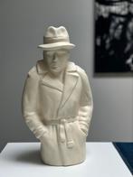Vintage eighties 80’s keramiek buste detective trechcoat, Ophalen of Verzenden