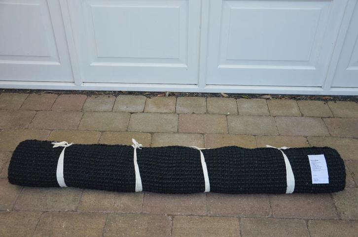 Kave Home zwart jute Madelin- vloerkleed 160 x 230 NIEUW!, Huis en Inrichting, Stoffering | Tapijten en Kleden, Nieuw, 150 tot 200 cm