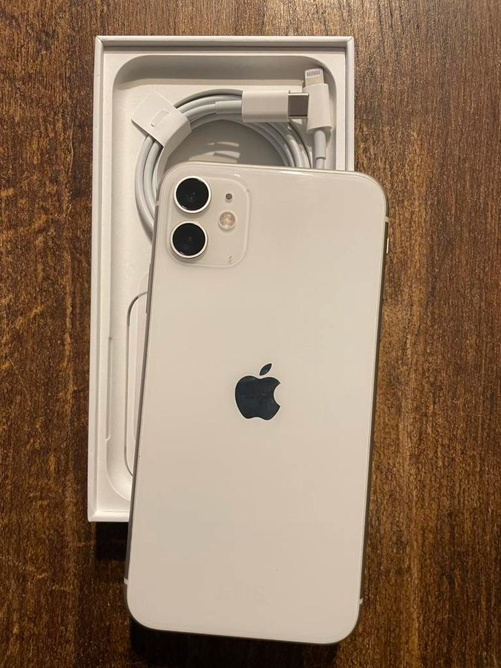 Apple iPhone 11, Telecommunicatie, Mobiele telefoons | Apple iPhone, Zo goed als nieuw, 64 GB, iPhone 11, Wit, Ophalen of Verzenden