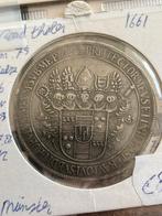 Münster zeer zeldzame thaler 1661, Postzegels en Munten, Zilver, Duitsland, Ophalen of Verzenden, Losse munt