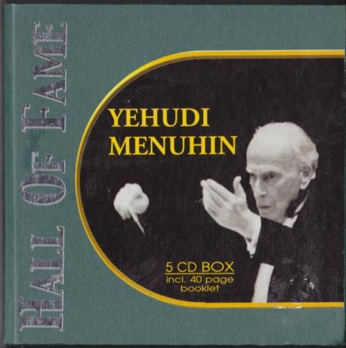 Yehudi Menuhin Hall Of Fame Box 5 CD Box, Cd's en Dvd's, Cd's | Overige Cd's, Zo goed als nieuw, Boxset, Ophalen of Verzenden