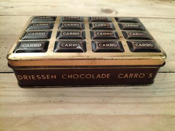 Driessen chocolade carro's blik beschikbaar voor biedingen