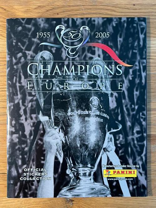 Panini album uefa champions of europe 2005 100% compleet, Verzamelen, Sportartikelen en Voetbal, Gebruikt, Poster, Plaatje of Sticker