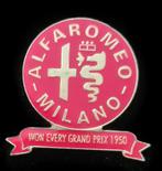 Alfa Romeo- Won every Grand Prix 1950, Verzamelen, Speldjes, Pins en Buttons, Verzenden, Nieuw, Transport, Speldje of Pin