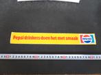 sticker PEPSI-COLA Pepsi drinkers doen het met smaak, Ophalen, Zo goed als nieuw
