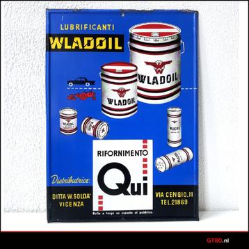 Wladoil Lubrificanti reclamebord beschikbaar voor biedingen