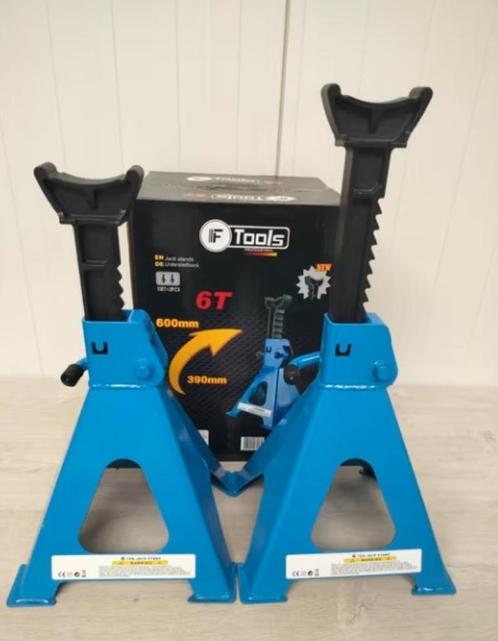 Verstelbare Assteun Set van 2 stuks - 6 ton!Nieuw!!!, Auto diversen, Krikken, Nieuw, Ophalen
