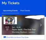 taylor swift london tickets august 17 front standing, Tickets en Kaartjes, Concerten | Pop, Augustus, Twee personen