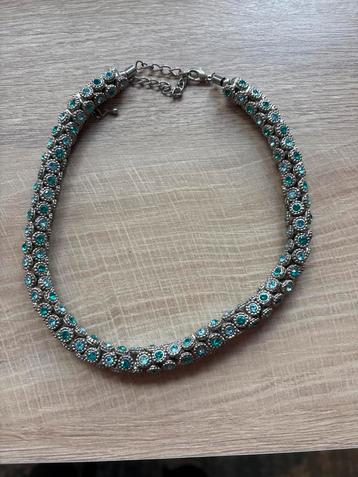 Otazu Ketting Turquoise - Prachtig! beschikbaar voor biedingen