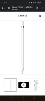Apple Pencil - Lightning - 1e generatie, Wit, Zo goed als nieuw, Ophalen
