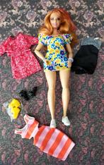 Barbie Curvy met 4 extra fashion, Kinderen en Baby's, Speelgoed | Poppen, Ophalen of Verzenden, Zo goed als nieuw, Barbie