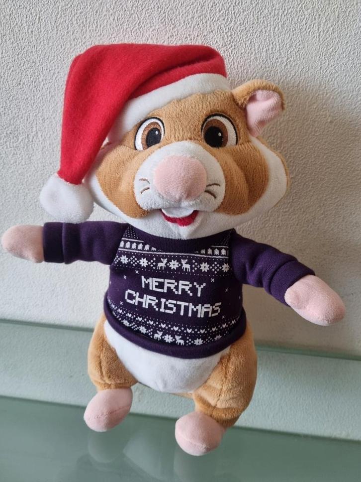 Orig,Ah,HAMSTER, JONGEN/KERSTTRUI/MUTS,30cm,Label,Inwst!, Kinderen en Baby's, Speelgoed | Knuffels en Pluche, Zo goed als nieuw