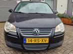 Volkswagen Polo 3-deurs 1.4-16v Turijn Airco EL.ramen CDVab., Voorwielaandrijving, Metallic lak, Zwart, Origineel Nederlands