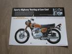 Honda CB250 Super Sports brochure folder 1972, Ophalen of Verzenden, Honda