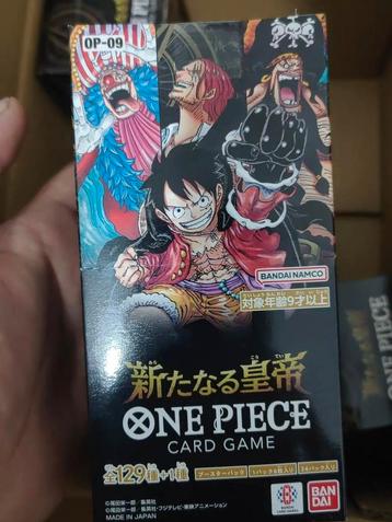 One Piece OP-09 The New Emperor Booster Box Japanese beschikbaar voor biedingen