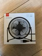 Mini tafel ventilator met usb nieuw, Ophalen of Verzenden, Zo goed als nieuw, Tafelventilator