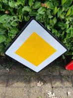 Voorrangsweg bord of einde voorrangsweg, Ophalen of Verzenden, Gebruikt
