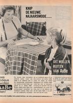 retro reclame 1962 AaBe ruiten nieuwe najaarsmode, Verzamelen, Verzenden, Overige typen