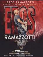 2 tickets Eros Ramazzotti , Ziggo Dome Amsterdam 17 oktober, Twee personen, Oktober