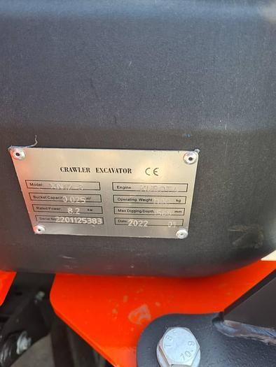Rhinoceros Xn12-8 1200kg minigraver kubota diesel verstelbaa, Zakelijke goederen, Machines en Bouw | Kranen en Graafmachines, Graafmachine