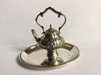 Zilveren miniatuur theepot, zilversmid Niekerk, Antiek en Kunst, Verzenden, Zilver