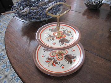 Leuke retro etagere voor bonbons/koekjes/hapjes, high tea beschikbaar voor biedingen