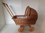 Rieten poppenwagen, Kinderen en Baby's, Speelgoed | Poppen, Ophalen of Verzenden, Gebruikt, Overige typen