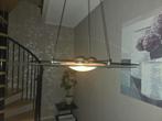 Design retro glazen hanglamp. Dimbaar, Huis en Inrichting, Ophalen, Gebruikt, Glas, 150 tot 200 cm