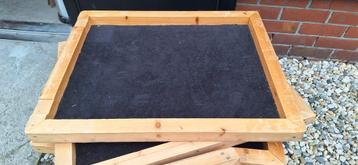 Houten winkeldisplay, shopdisplay, open vitrine kist. beschikbaar voor biedingen