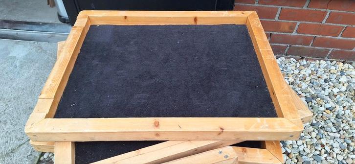 Houten winkeldisplay, shopdisplay, open toonbank vitrine., Diversen, Rommelmarktspullen, Gebruikt, Ophalen