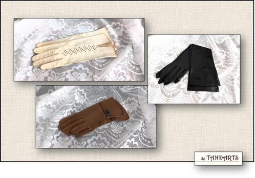 Vintage dameshandschoenen – 1920, 1930 ¤ v.a. € 25,=, Antiek en Kunst, Antiek | Kleding en Accessoires, Dames, Ophalen of Verzenden