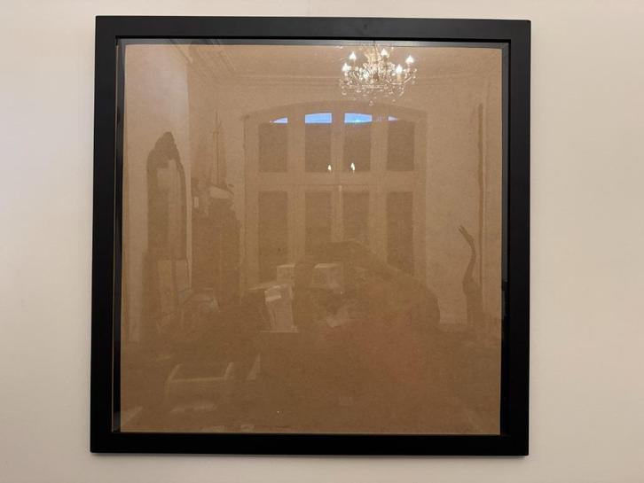 Vierkante zwarte lijst foto print poster zeefdruk 80 x 80, Huis en Inrichting, Woonaccessoires | Schilderijen, Tekeningen en Foto's