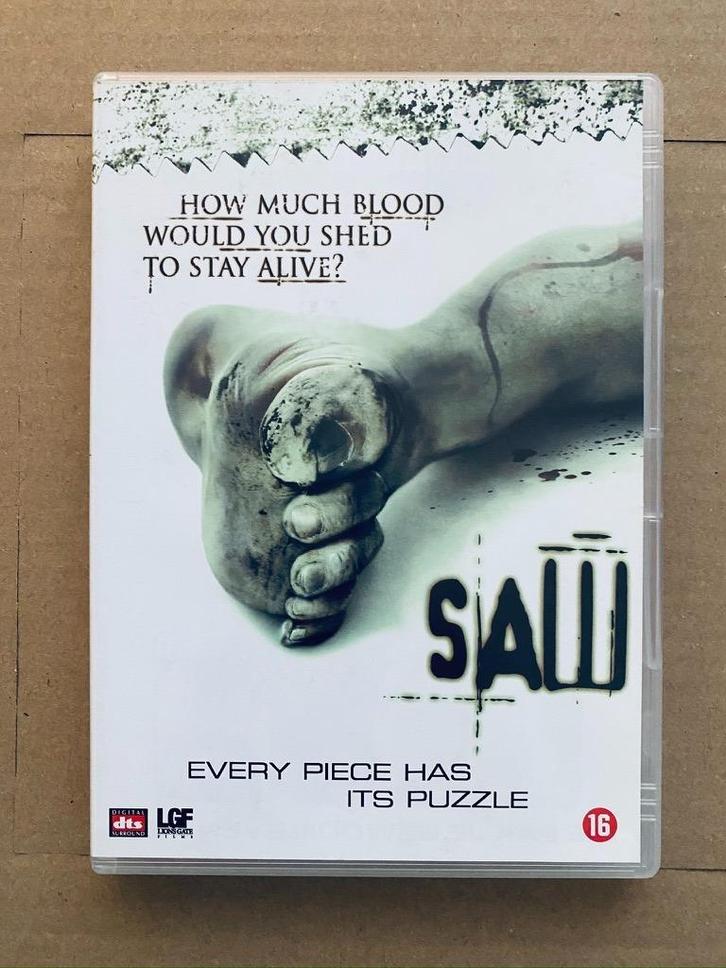 SAW (DVD), Cd's en Dvd's, Dvd's | Horror, Gebruikt, Slasher, Vanaf 16 jaar, Ophalen of Verzenden