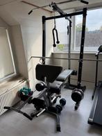 Compleet Krachtstation/powerrack met Gewichten/bank, Ophalen, Gebruikt, Krachtstation, Armen